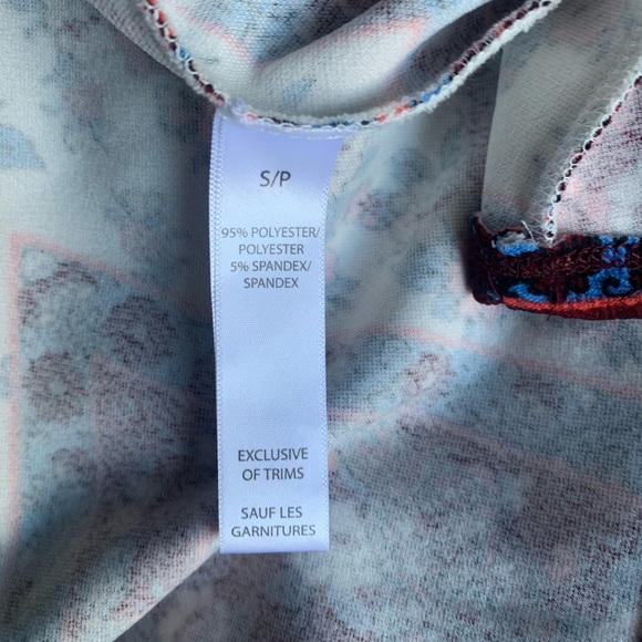 strapless patterned mini dress - Picture 5 of 8